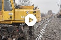 [WIDEO] Rozpoczął się kolejny etap remontu na linii kolejowej nr 25 z Mielca do Padwi Narodowej