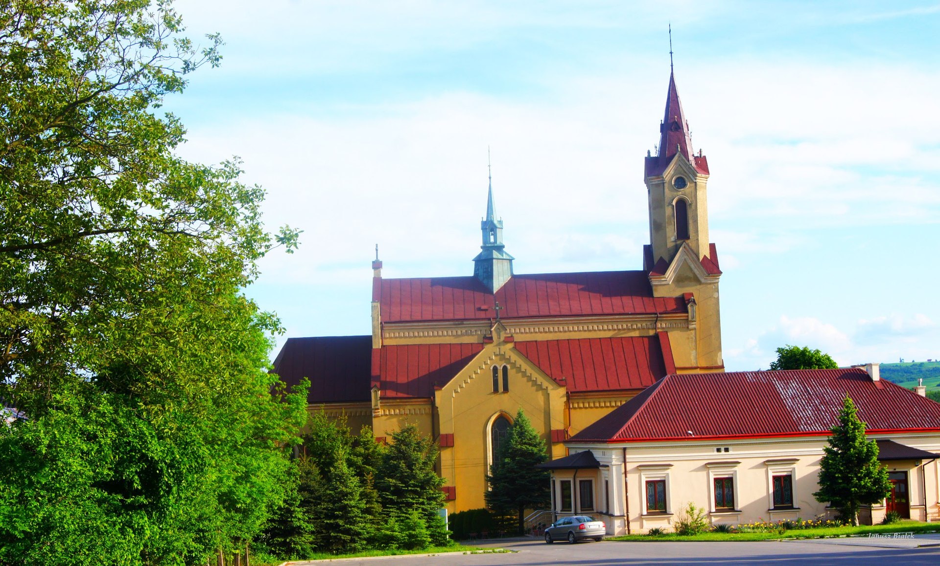 Kościół we wsi Markowa